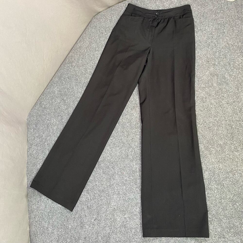 Brax Pants Women’s 10 Dress Slacks Office Corpcore Straight Leg Black
